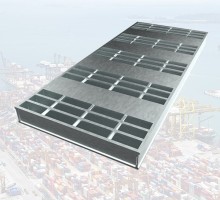 
&nbsp;


- 내하중 설계로 제작된 특수목적용 그레이팅- 잔넬을 이용하여 하중에 강함- 항만, 도로, 비행장 등 중차량이 통과하는 지역에 적용&nbsp;&nbsp;